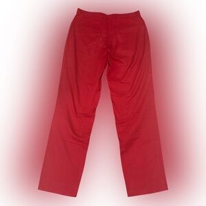 MIU MIU Women's Red Trouser Slacks Size 50IT 32W 32L Made In Italy